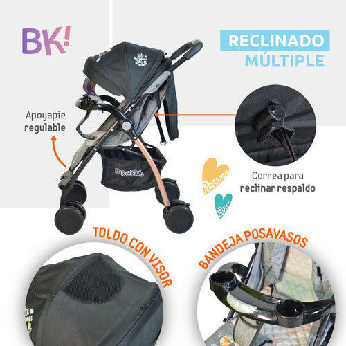 Lightweight Compact Baby Stroller Crib 2