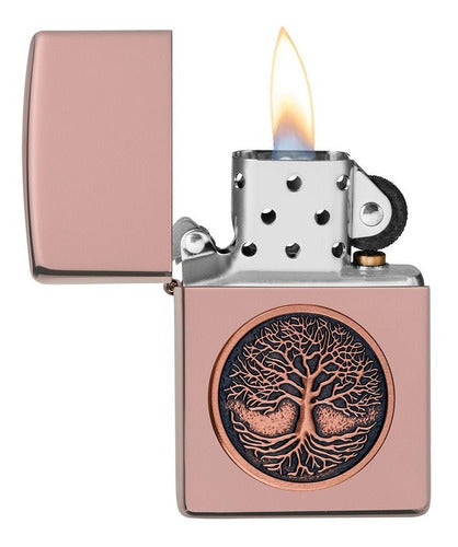 Zippo Lighter Model 49638 Tree of Life Emblem Warranty 4