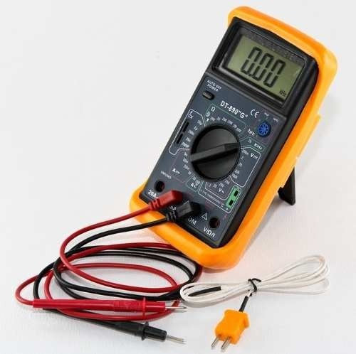 Vt Digital Multimeter Tester 890G with Capacimeter and Thermocouple 0