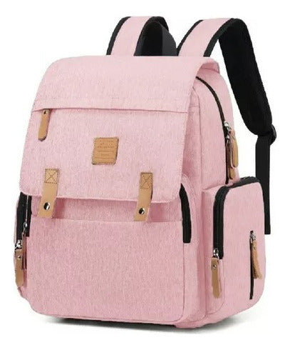 Bolsa Maternidade Land Luxury Cor Rosa C/trocador 2