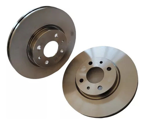 Fiat Ventilated Brake Disc Set 257 0