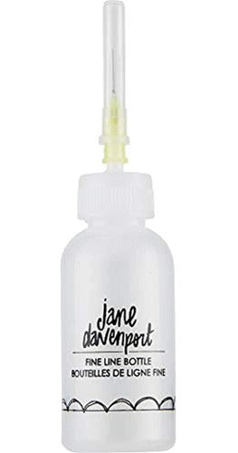 Jane Davenport Fine Line Bottles 2/pkg, Clear 1