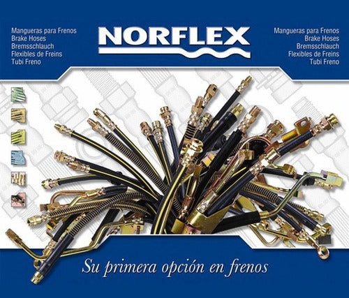 Norflex Flexible Brake Line for Peugeot 307 2000 Onwards 450mm 1