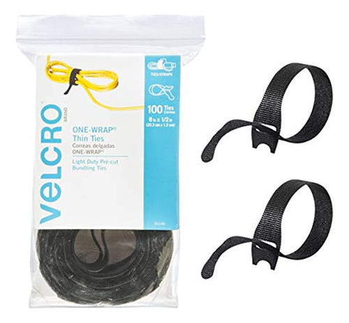 Velcro Brand Sujetacables One-Wrap | 100pk | Cable Management Straps 0