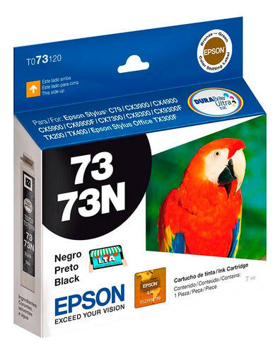 Cartucho Tinta Negra Original Para Impresora Epson Tx210 0