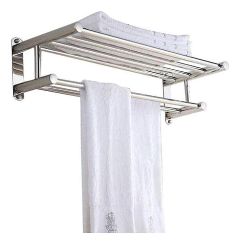 Flinker Shop Towel Rack Bathroom Shelf 60cm Organizer 0