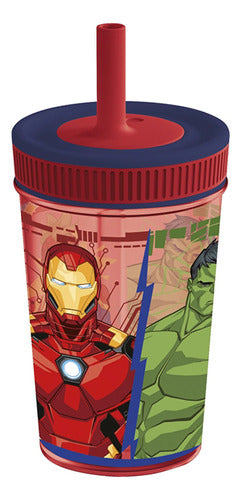 Stor Vaso Con Pajita Leak Proof 420 Ml Avengers Marvel 0