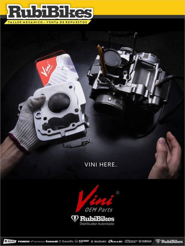 Tapa De Cilindro Para Cb200 (sin Árbol). Vini 1