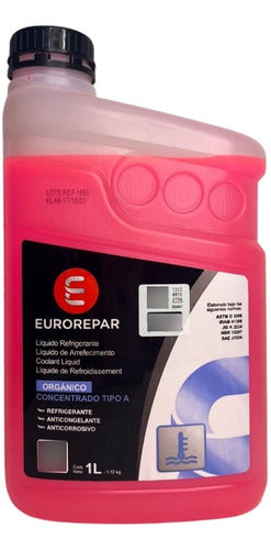 Eurorepar Organic Refrigerant Liquid 1 Liter Red/Green 0