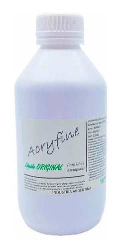 Acryfine Monomero Liquido Original Uñas Esculpidas X 250 Ml 0