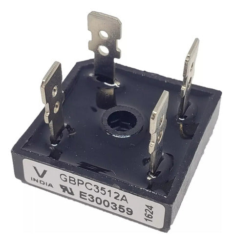 Puente Rectificador Gbpc3512a 35a 1200v- Ideal Para Cargador 0