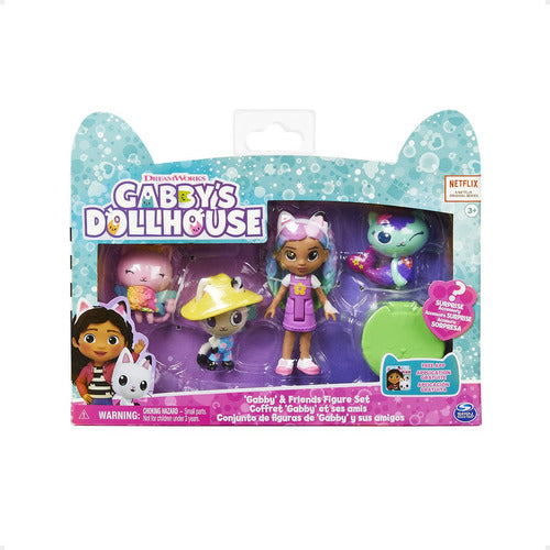 Gabby's Dollhouse Set X4 Figures Doll Toy Accessories 0