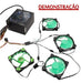 Cabo Adaptador Multi Fan Molex P/ 4 Coolers 4 Pin Frete Grat 3