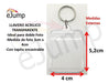 200 Acrylic Advertising Keychains 4.3x3.4 cm Photo Souvenir 1