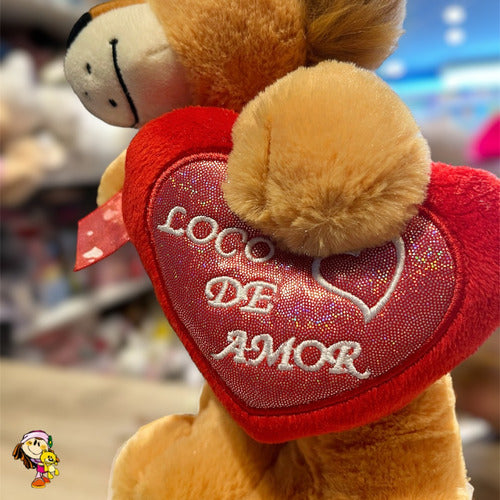 Importado Cko Plush Leopard Heart Lion Plush with Sound 4