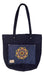 Bolso Cartera Jean Muy Amplio Mandala Bordado Chic Denim 0