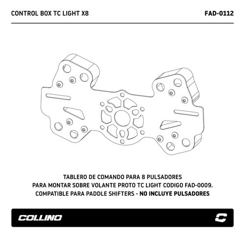 Control Box Full X8 Volantes Tc Light Collino 4