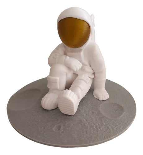 Rocket 3D Design Astronaut Moon Thematic Cake Decoration 3D Not Painted 0