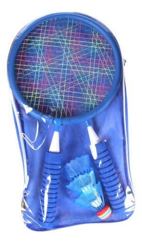 Conjunto De Tênis De Badminton Para Crianças, Azul 0