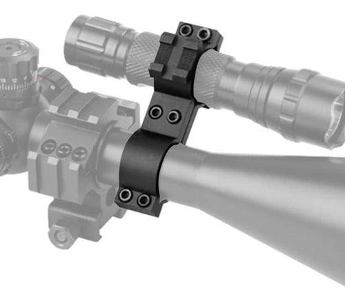 Montaje Soporte Adaptador Linterna Táctica A Tubo De Mira 0