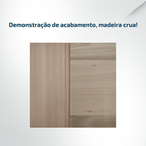 Folha De Porta Maciça 210x72cm Eucalipto Pm06 Magna Wt 3