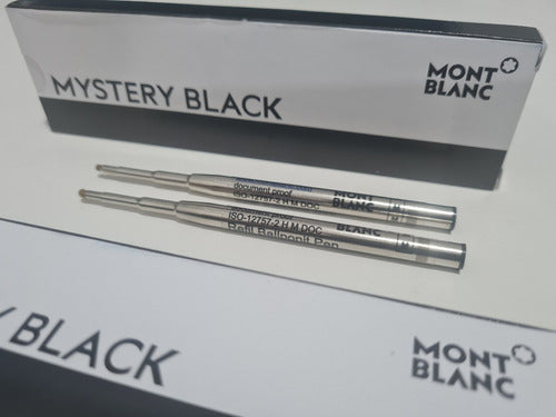 Refil Carga Cartucho Balpen Mont Blanc Preta Média (3 Und) 4