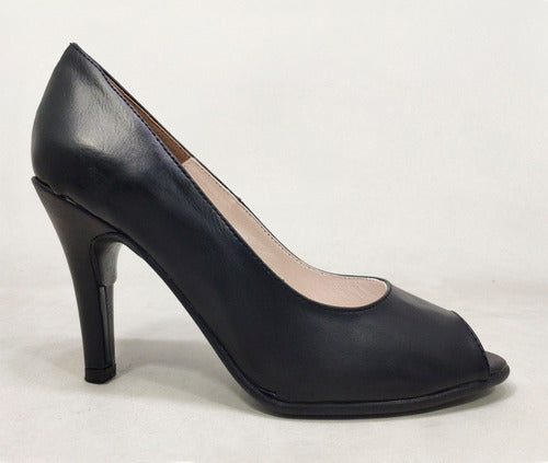 De La Cruz Stiletto Shoe with Open Toe 2