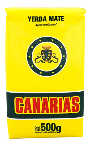 Yerba Mate Canarias Sabor Tradicional 500 Gr Pack X10 Unid 2