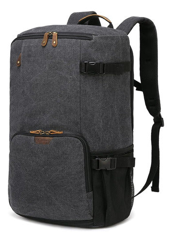 G-Favor 40L Travel Backpack, Vintage Canvas Convertible Backpack 0