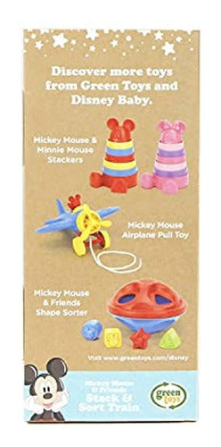 Green Toys Mickey Mouse Y Friends Stack & Sort Train 3