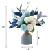 Flores Artificiales Ladada Con Jarrones, Arreglos Florales 1