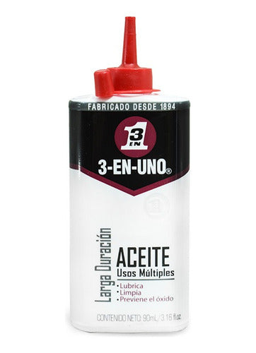 3-En-Uno Aceite 3 En 1 90ml | Larga Duración Multiuso 1