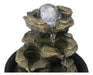 Bbabe Spinning Orb Rock Indoor Zen Waterfall Fountain with LED Light 3