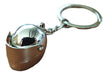 Motorcycle Helmet Keychain Steel/Aluminum PEM 7