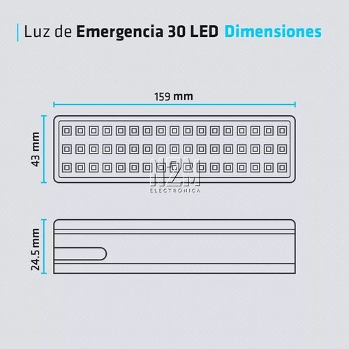 Emergency LED Light 30 Lights Rechargeable Pack of 4 3