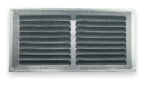 LOCKVAK White Ventilation Grille with Mosquito Net 100x200 1