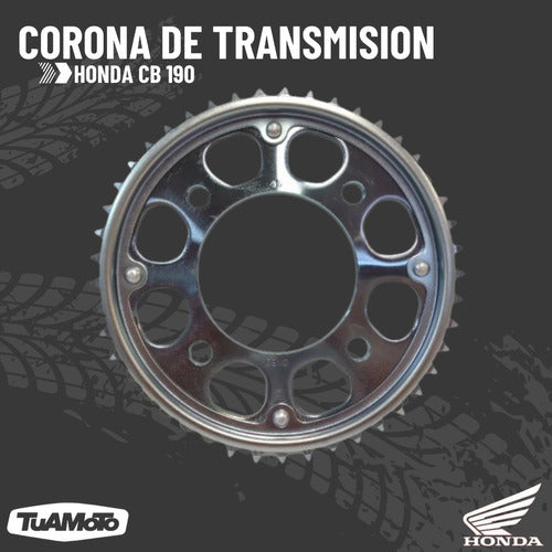 Honda Corona Transmisión Original Cb 190 45t Tuamoto 2