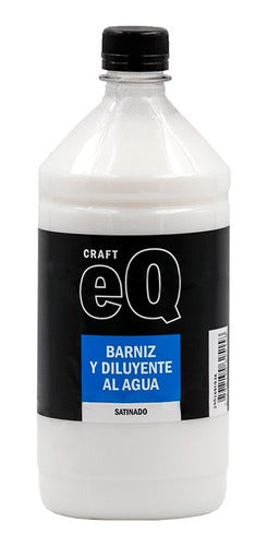 Eq Arte Varnish and Thinner 1000 Cc Satin Finish 0