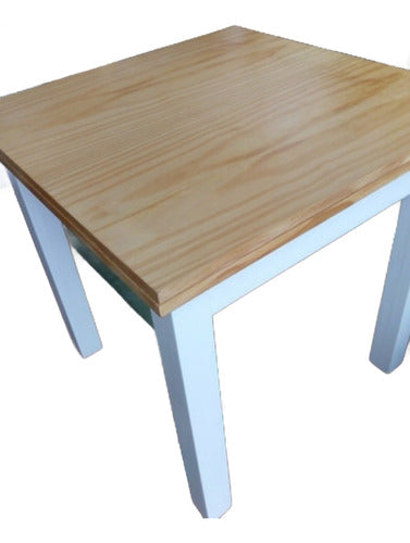 Cocola les 80x80 Kitchen Dining Table with Flat Leg 0