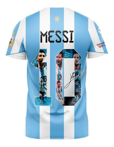Argentina Champion 2022 Messi Copa T-Shirt 1