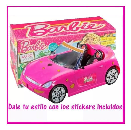 Original Barbie Doll + Auto & Jeep Combo by Lelab - Miniplay Brand 15