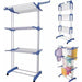 We Glam Vertical Clothing Rack 3 Levels with Wheels, 40kg Capacity 2