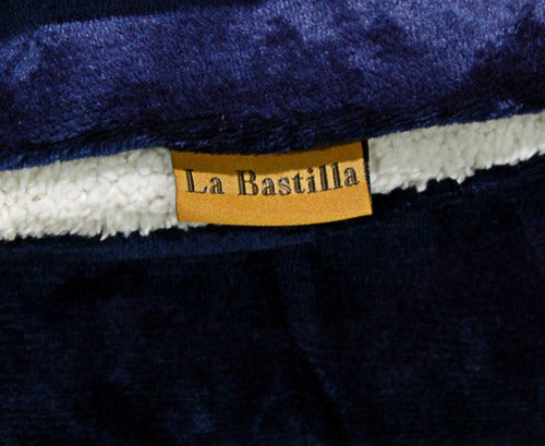 La Bastilla Winter Flannel Quilted Blanket with Sheep Fleece - 1 ½ Plaza 7