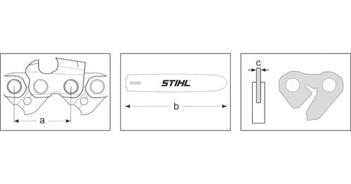 Cadena Para Motosierra Stihl 3/8  Picco Ms170 / Ms180 1