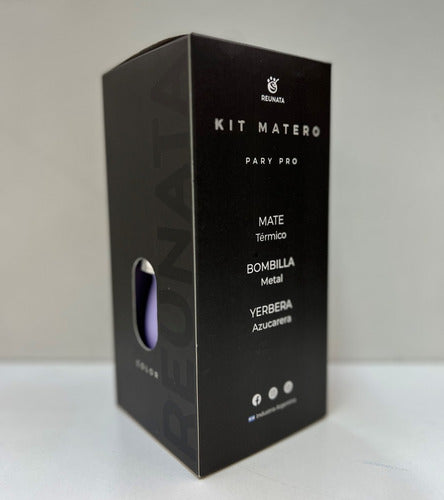 Thermal Mate Kit Pary Pro + Metal Straw + Yerba Mate Holder 7