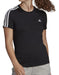 adidas Essentials 3S Women's T-shirt Black/White 0
