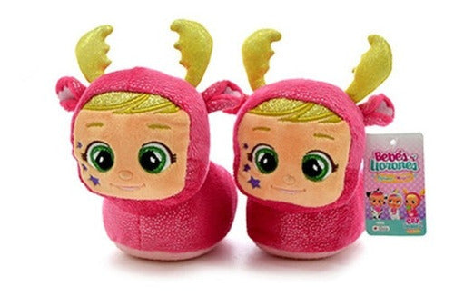 Children's Plush Cry Babies Rosie Original Slipper 0
