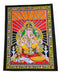 Mundo Hindú Hindu Tapestry with Image of Ganesh, Saraswati, and Lakshmi 7