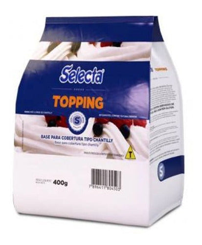 Topping Chantilly 400g Selecta Duas Rodas Kit C/ 04 Unidades 0