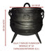Cast Iron 10Ltr Cauldron + Fryer Basket - Free Shipping 2